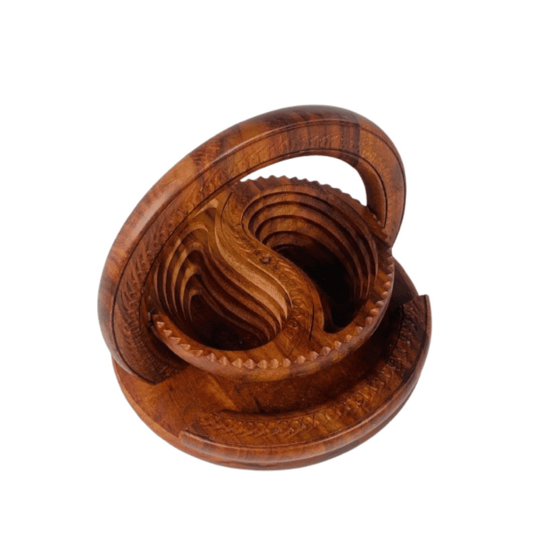 Wooden Fruit Basket-25cm